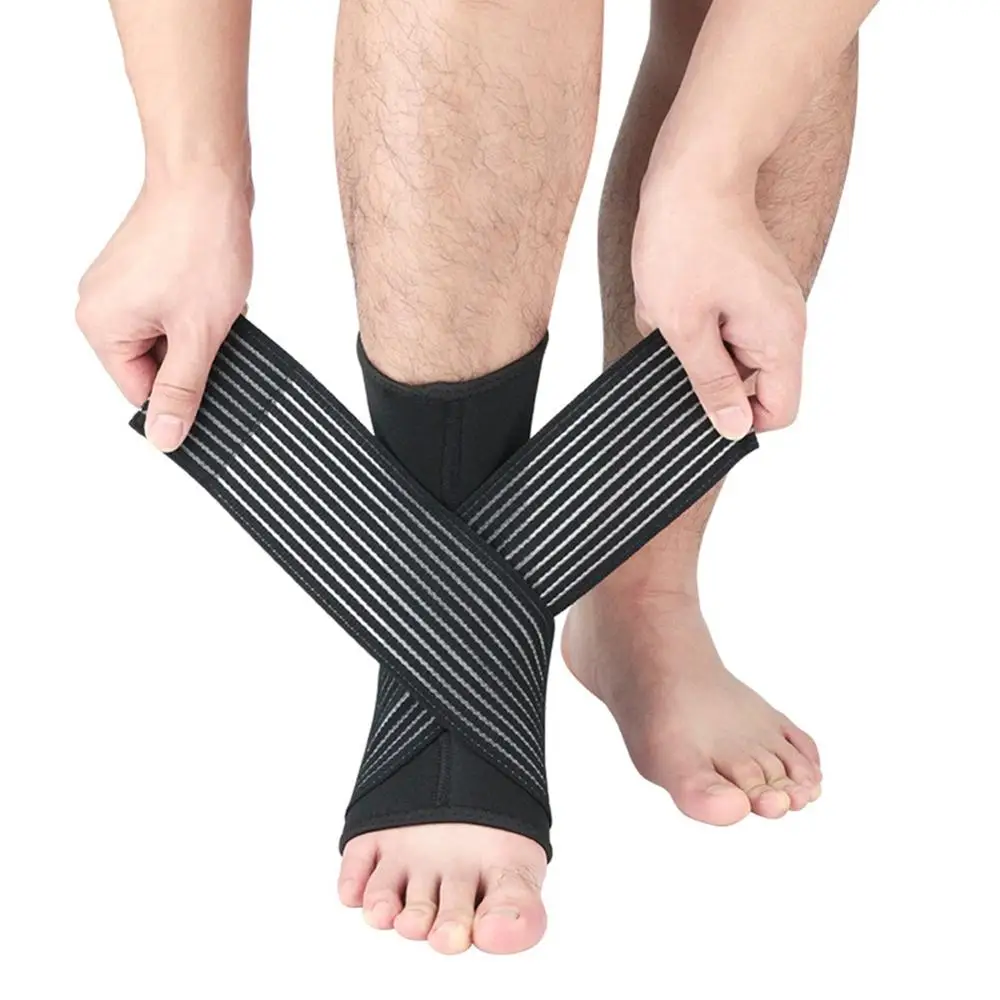 

1Pc Sport Ankle Brace Elastic Foot Bandage Football Basketball Outdoor Cycling Medical Ankle Compression Brace Fitness Protector