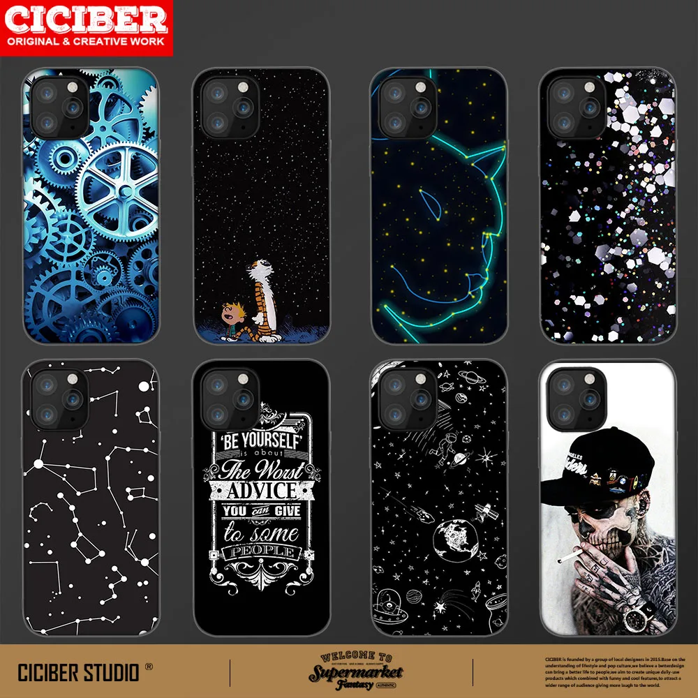 Чехол для телефона с черепом котом iPhone 11 12 Pro Max mini XR X XS 7 8 6S Plus SE 2020 чехлы телефонов