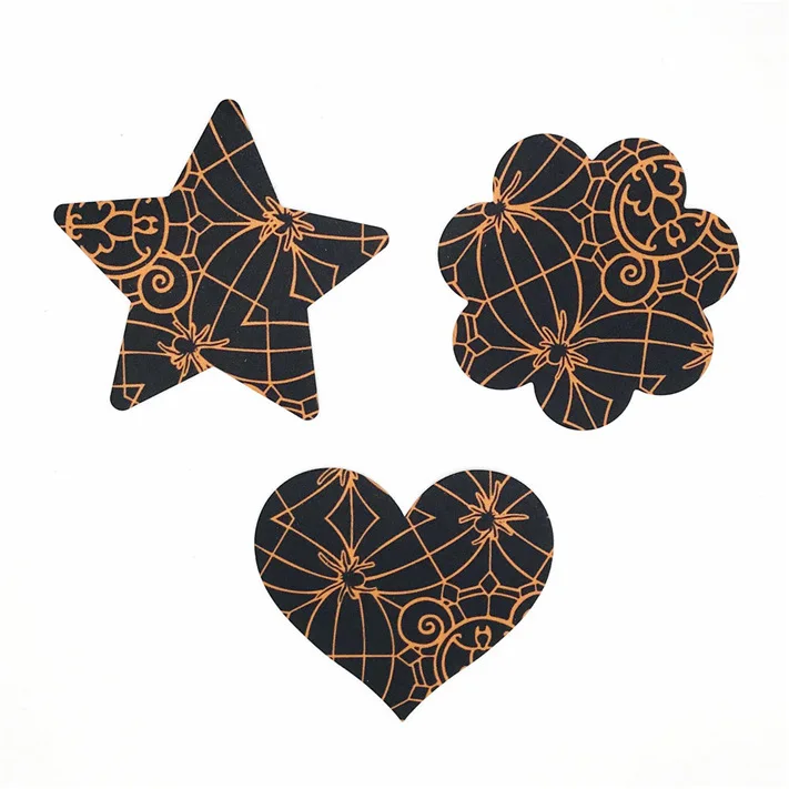 

Sexy Nipple Pads Star/Heart /Flower shape Nipple Adhesive Breast Mat Disposable Bra Stickers Push Up Chest Stickers Nipple Cover