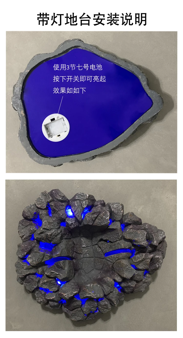LED stand base Полная металлическая коллекция Мстители Тор 1:1 Косплей молоток топор взрослый костюм вечерние и светодиодная подставка База супер крутая - Цвет: LED stand base