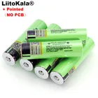 Литиевые перезаряжаемые батареи Liitokala NCR18650B, заостренные аккумуляторы без ПП, 3,7 в, 3400 мАч, 18650