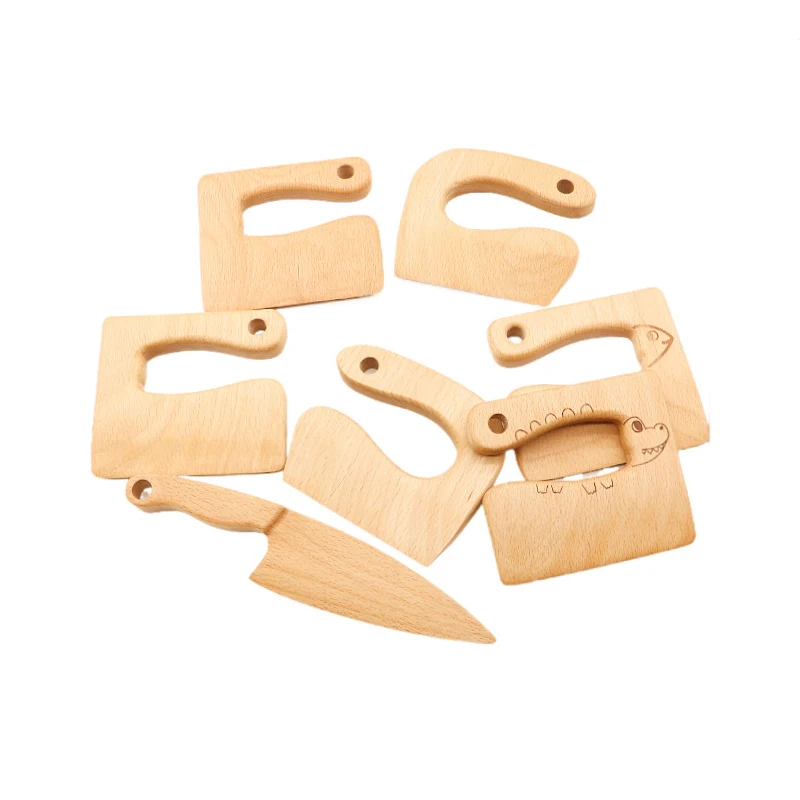 Имитация серии для кухни детский деревянный резак фрукты овощи деревянные