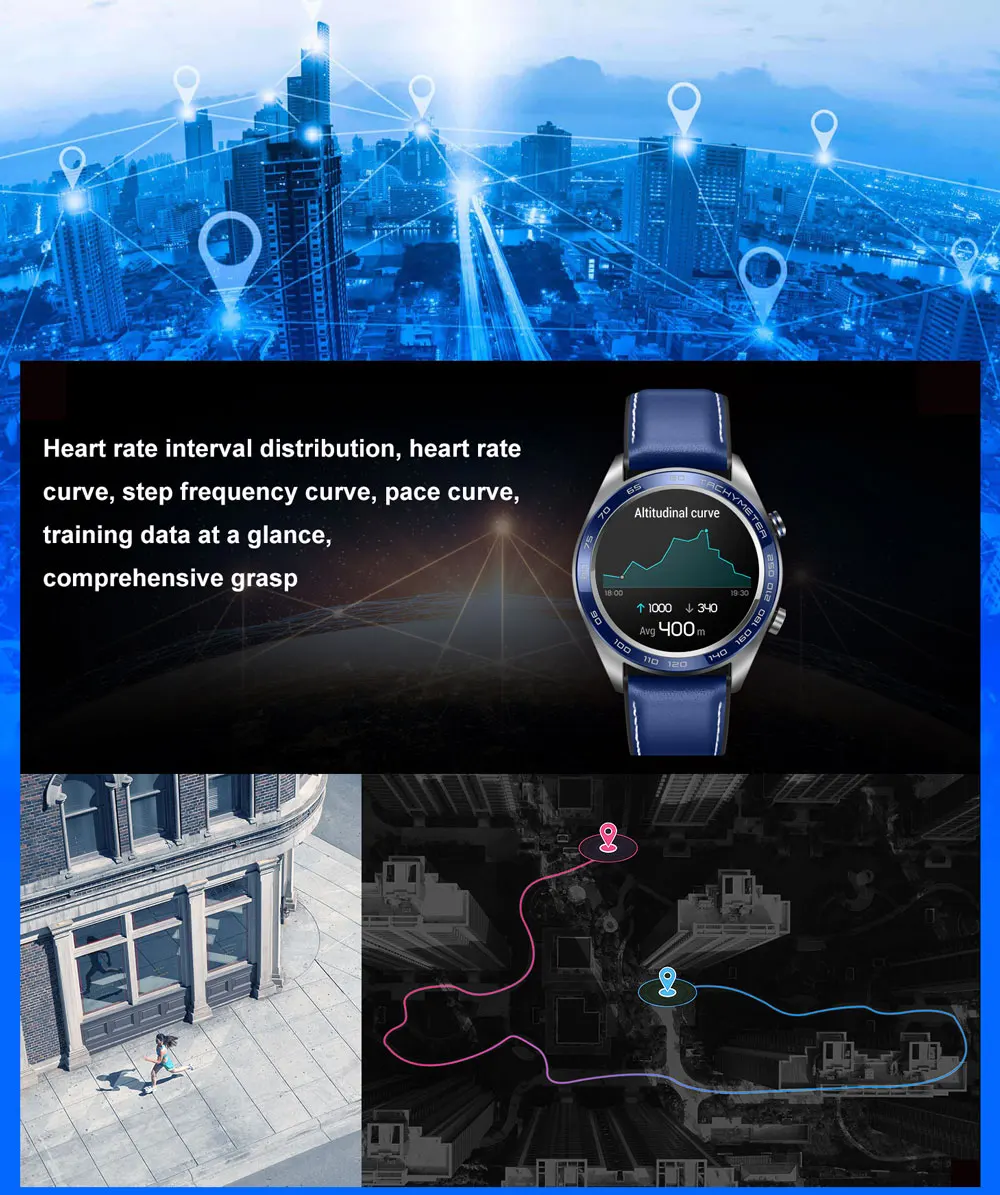 Honor Watch Magic Смарт-часы мониторинг сердечного ритма сна давление водонепроницаемые носимые устройства шагомер