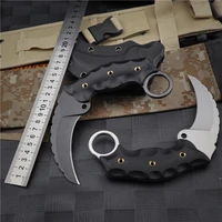 karambit pocket knives csgo tactical camping outdoor self defense with hunting survival tools edc fishing fixed blade knife g10