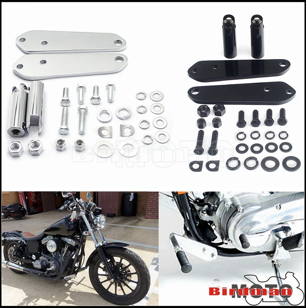 Стальные подножки для мотоцикла аксессуары подножка Harley Dyna FXD Low Rider Street Bob Super Glide