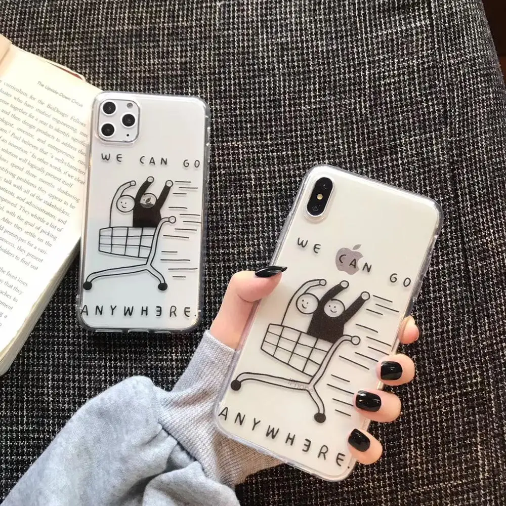 Funy Pattens мягкий прозрачный чехол для телефона Samsung A72 A52 A21 A21S A30 A40 A50 A70 A51 A71 S9 S10 S20FE S21