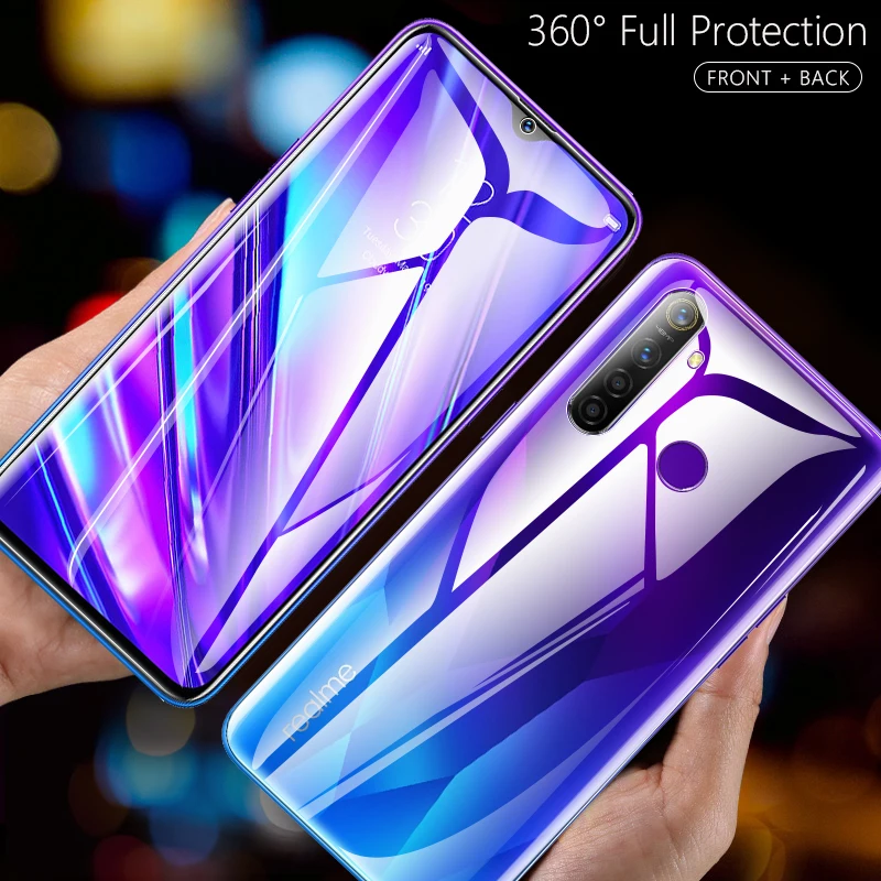 2 шт. передняя+ задняя изогнутая пленка для OPPO Realme 5 Pro X2 XT защитная 3D мягкая нано Гидрогелевая пленка для Realme X2 pro C2 3i Q