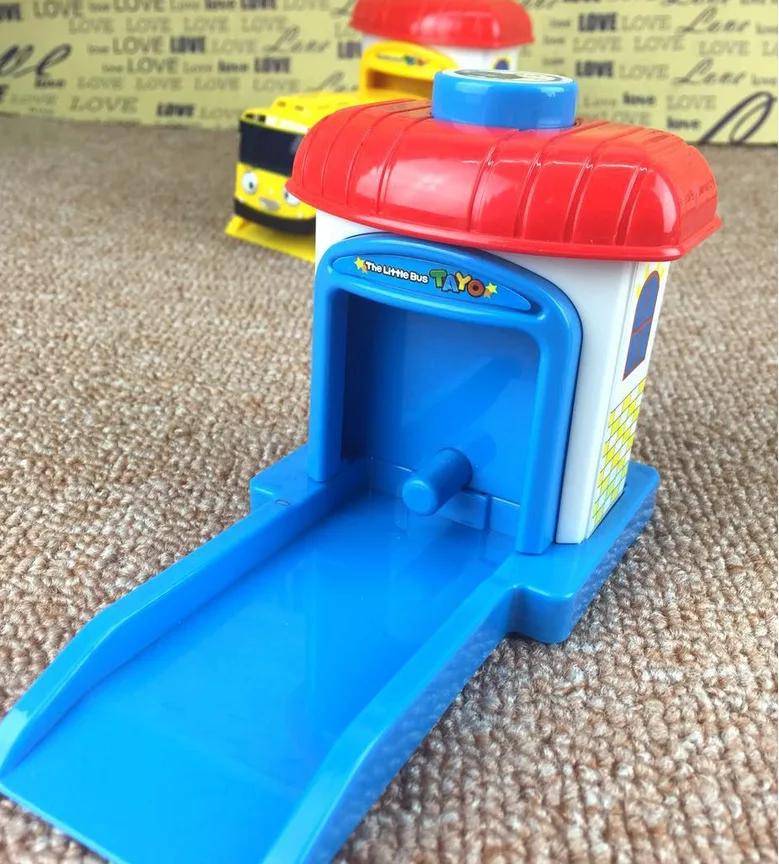 [Забавный] 4 шт./компл. масштабная модель Tayo маленький автобус детский миниатюрный