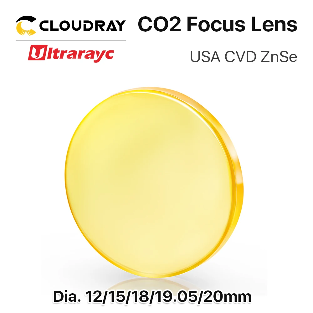 Ultrarayc Фокусирующая линза США CVD ZnSe DIA 12 15 18 19 05 20 FL 38 1 50 8 63 5 76 2 127 мм для CO2 лазерной