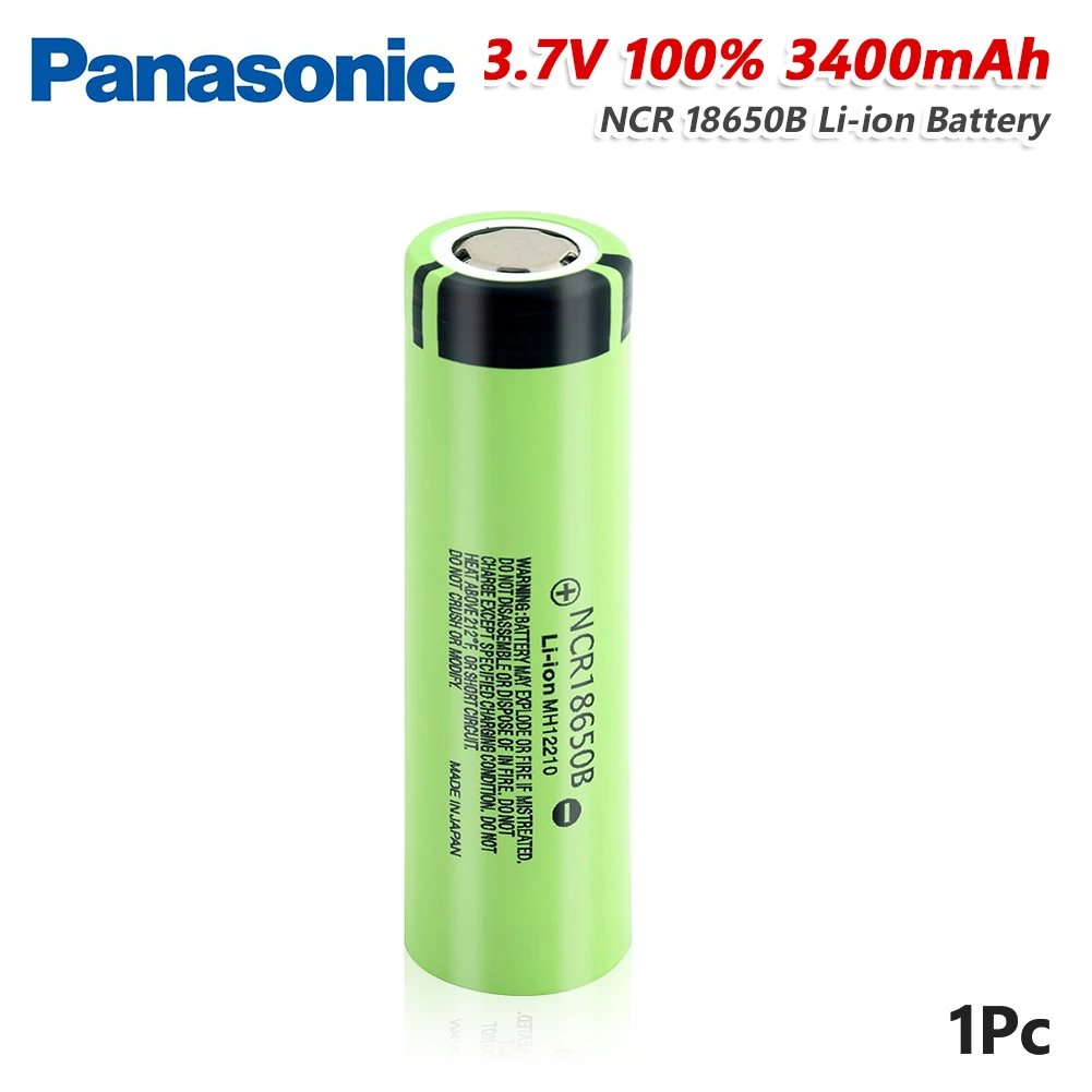 Panasonic NCR 18650B Аккумулятор 3 7 в 3400 мАч литий ионный аккумулятор для перезаряжаемый