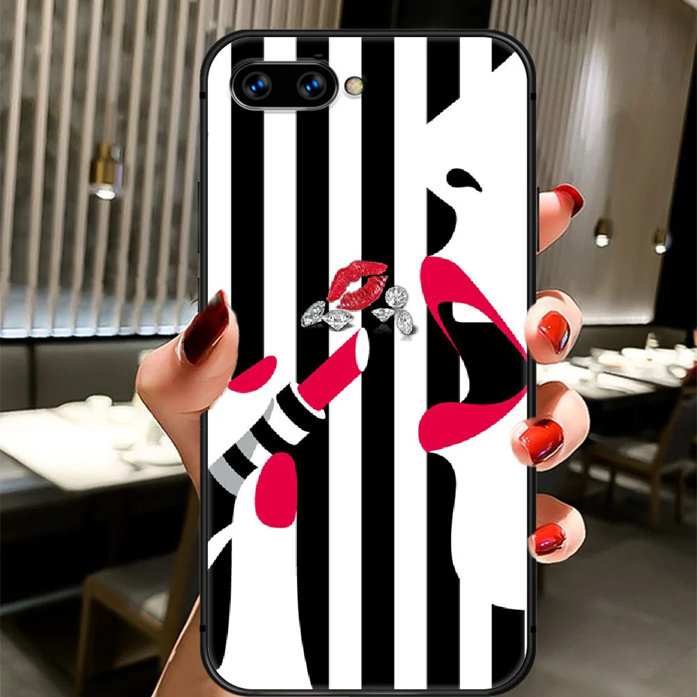 

Lady's Journey Hoesjes VOGUE Phone Case Cover Hull For HUAWEI Honor 8 8c 8a 8x 9 9a 9x V10 MATE 10 20 I Lite Pro black Cell