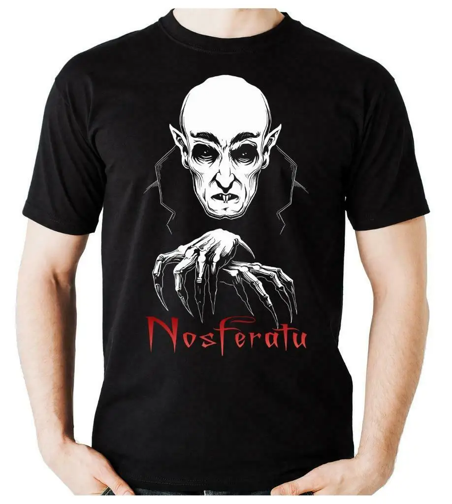 Летняя мужская футболка Nosferatu 1922 граф вампиров Orlok, оккультная футболка с монстром Франкенштейна, фирменная футболка для фитнеса и бодибилдинга