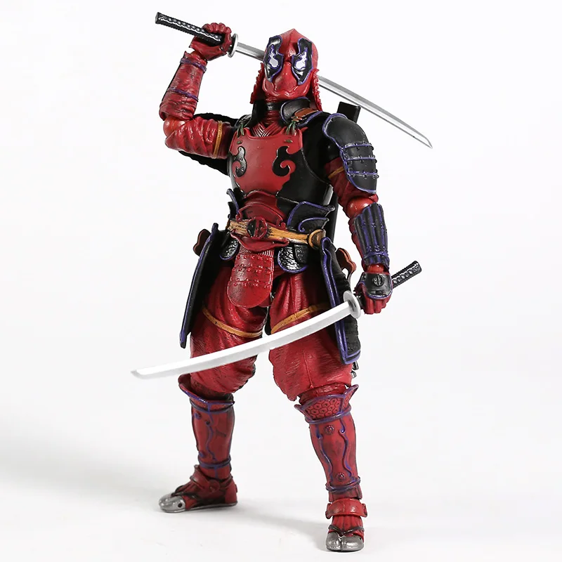 MEISHO Kabukimono Дэдпул самурайский Железный человек Капитан Америка Человек-паук ПВХ фигурка Коллекционная модель игрушки