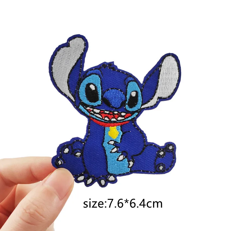Детские нашивки с вышивкой Lilo & Stitch для одежды|Заплатки| |