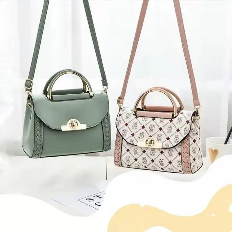 

Дамские сумочки из искусственной кожи премиум-класса, модные Универсальные сращивающиеся сумки, мессенджер на одно плечо в стиле ретро