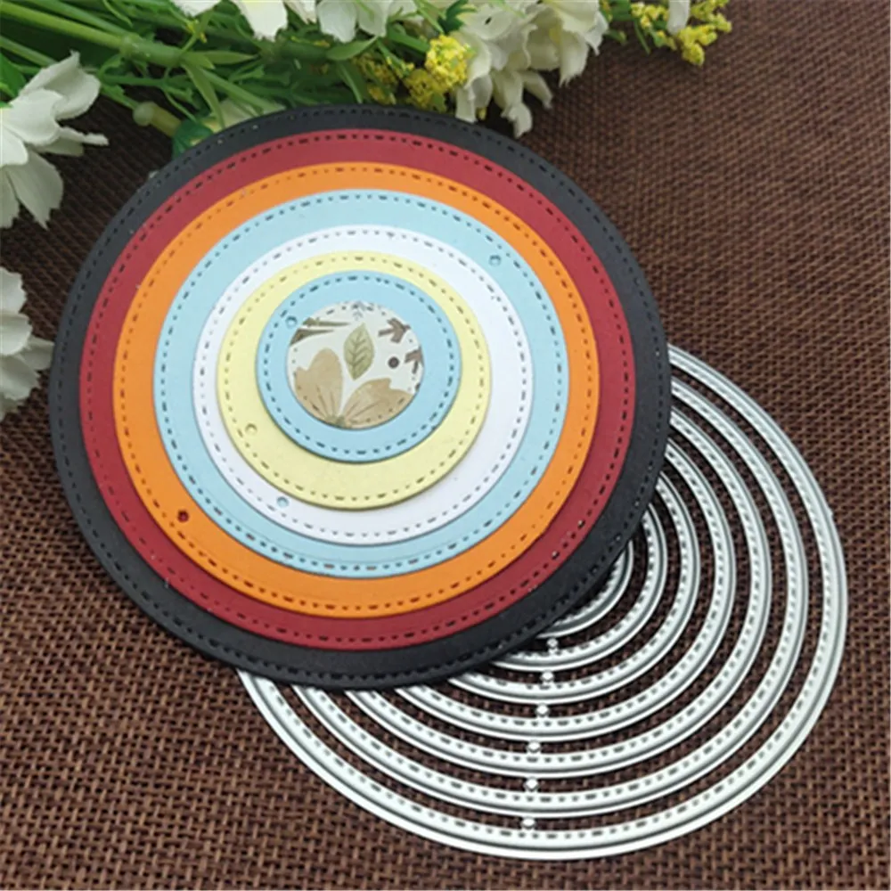 Набор металлических трафаретов для скрапбукинга 8 шт | Дом и сад