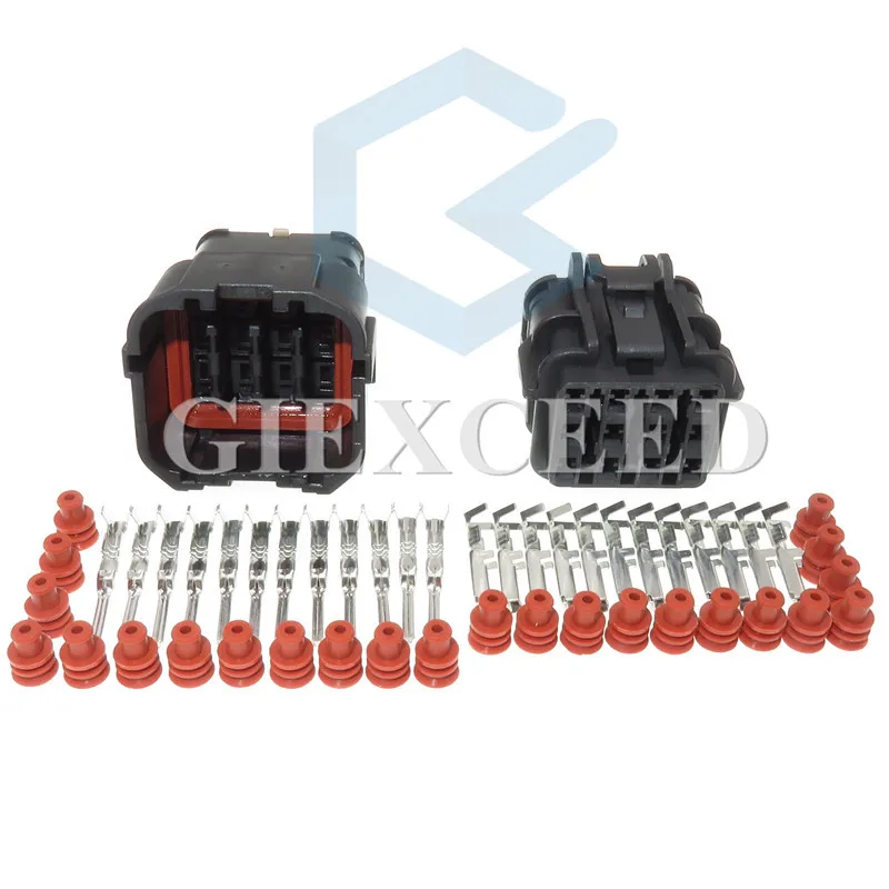 12-контактный MG640348 MG610346-5 педаль акселератора экскаватора, жгут двигателя, разъем автомобильного кабеля, женский и мужской водонепроницаемый штекер