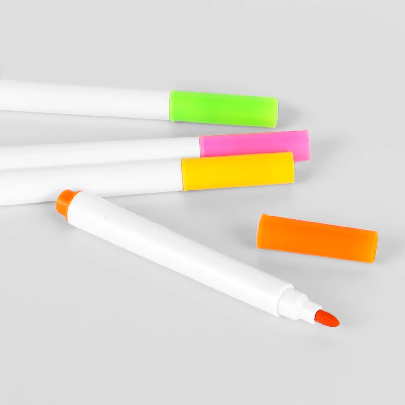 

12Pcs/lot Colourful Drawing Board Pens Felt-tip Pens Dry Markers children's drawing pen Quick-Drying Erasable
