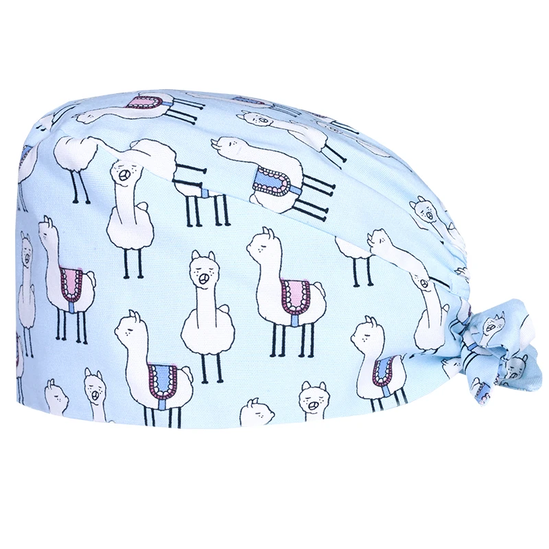 Альпака ветеринарный скраб Кепки s шаблон стоматологический уходу за Шапки синий