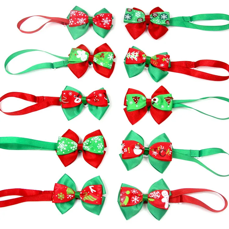 50 шт. рождественские аксессуары галстук-бабочка для домашних животных | Дом и сад