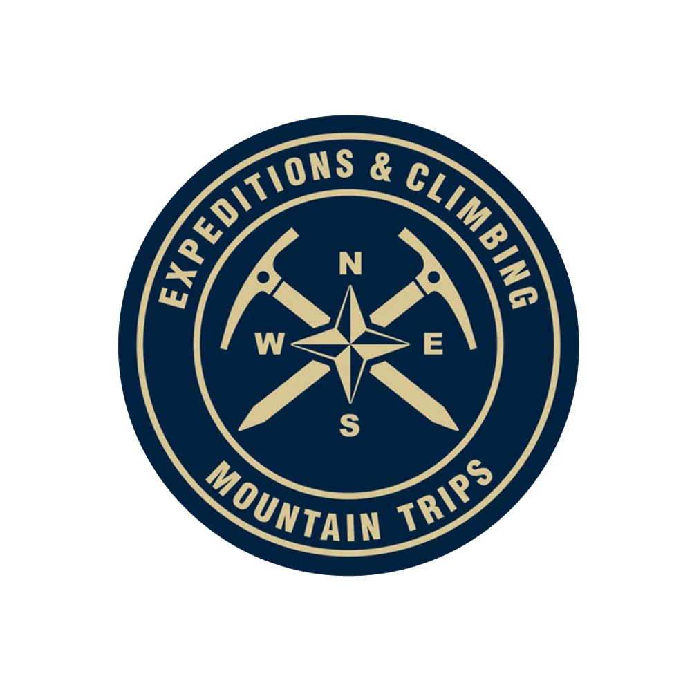 

Car Stickers 12.7CM*12.7CM Expedition Climbing Mountain Camping PVC Motorcycle Car Sticker Car Accessories Exterior Accessories