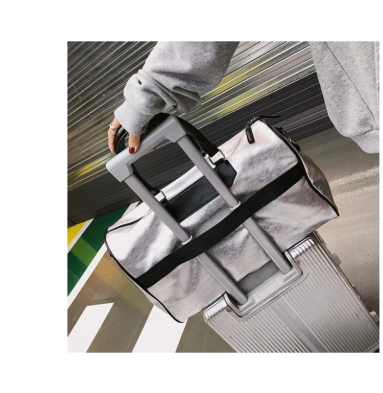 

Waterproof PU Fitness Bag Women Fashion Travel Bag Women Duffle Bag Women&Men Big Bag Yoga&Sport&Swim&Gym Bag Crossbody Bags