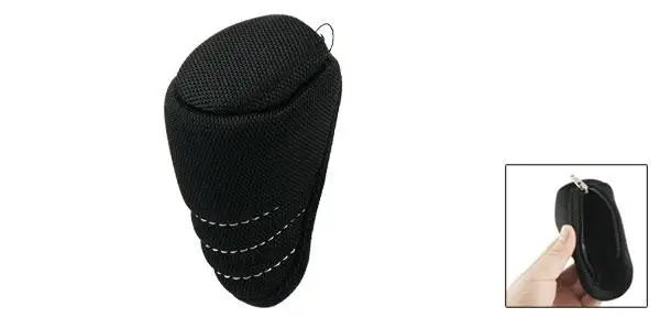 Универсальная автомобильная черная застежка-молния ручка переключения передач |