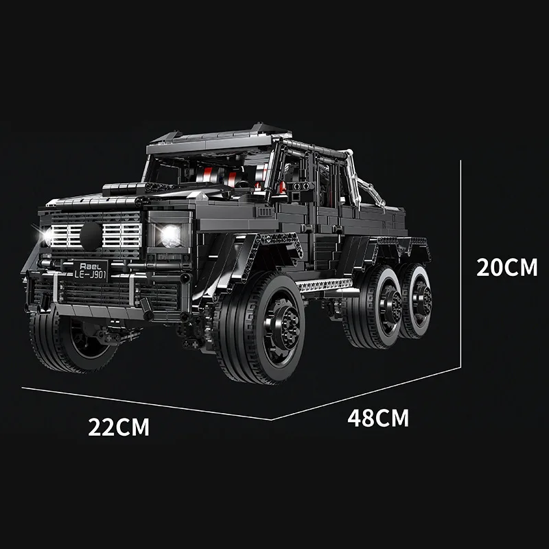 LE J901 3300 шт. технические наборы MOC 2425 G63AMG 6X6 LAND CRUISER набор моделей строительные блоки