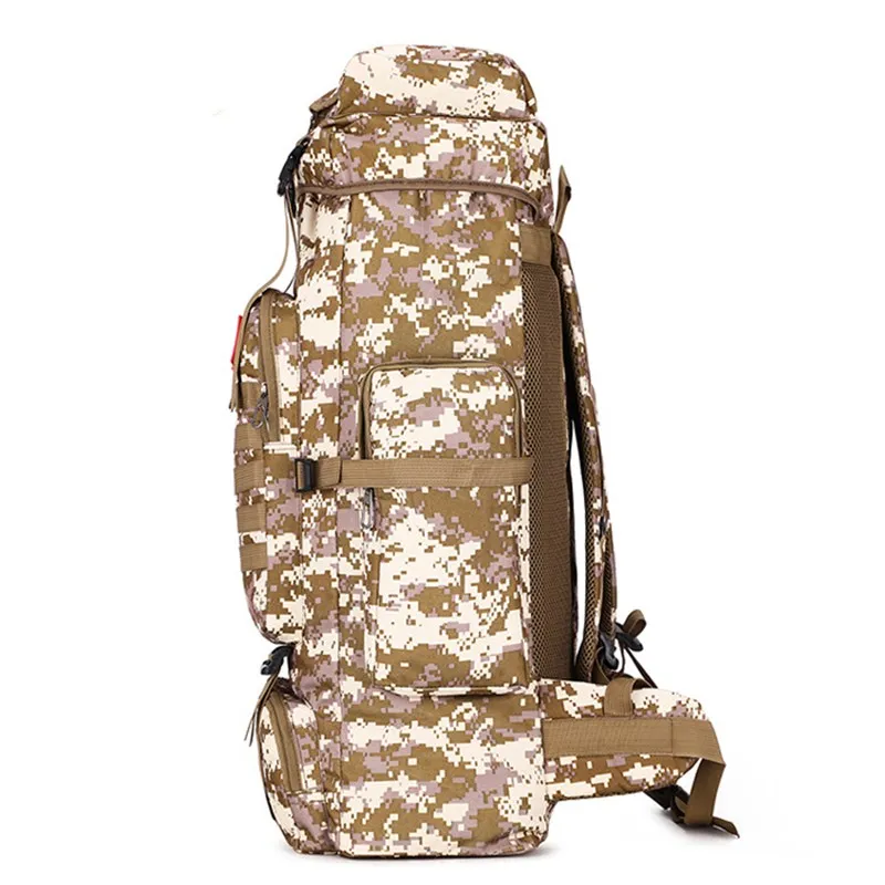 Водонепроницаемый уличный рюкзак 80 л военный армейский Molle для походов и