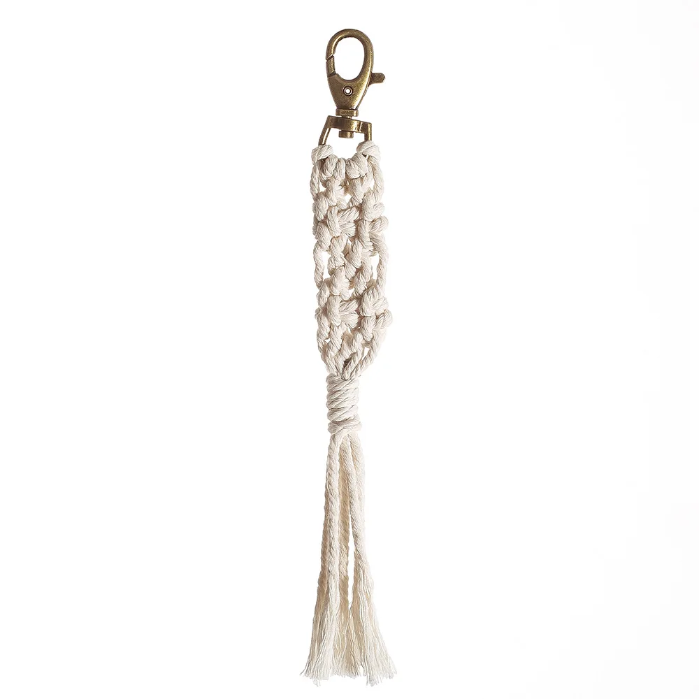 

Braided Rope Handicraft Keyrings Woven Purely By Hand Girls Simple Style Custom Key Chain Fashion Process Keychains Wholesale