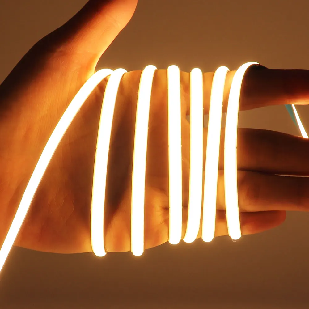 Супертонкая лента 5 мм 384 светодиосветодиодный s/m мягкая Гибкая светодиодная