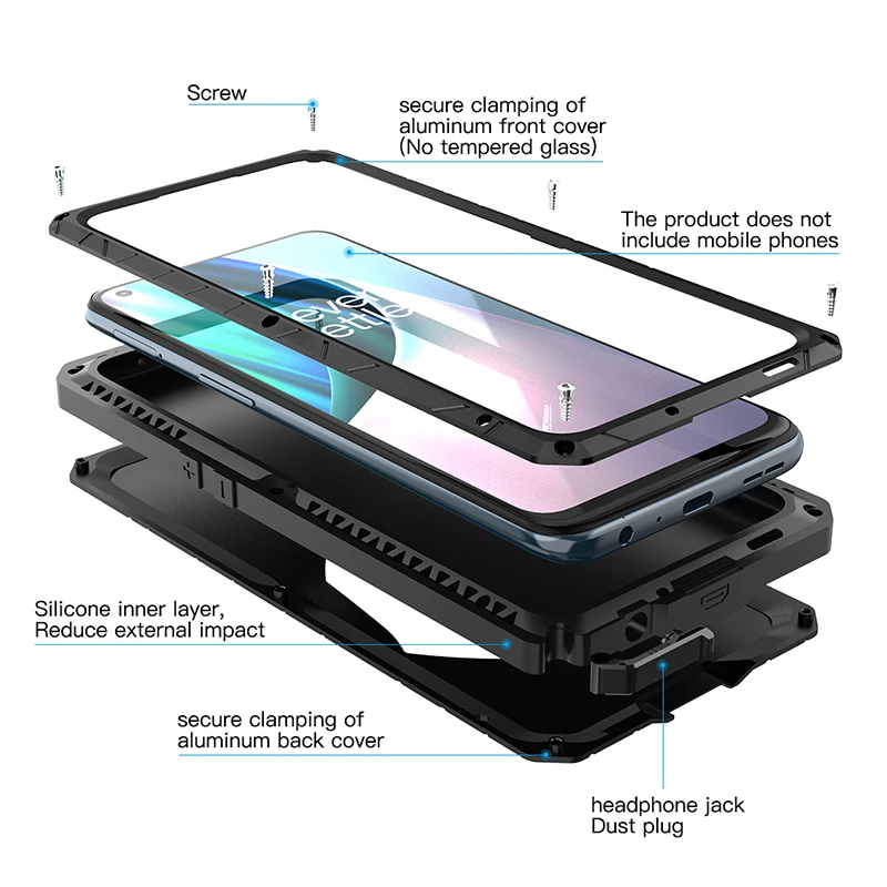 case for oneplus nord n100 n10 5g shockproof cover heavy duty phone shell hard fitted case for oneplus nord 8 pro 7t pro covers free global shipping