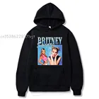Красивые толстовки Britney Spears с фото принтом модная уличная одежда мужскойженский пуловер свитшот осенняя одежда с длинным рукавом