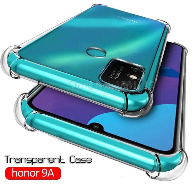 Силиконовый чехол для Huawei Honor 9A 20 Lite 10i 30 Pro 30S X10 P40 мягкий с подушкой безопасности