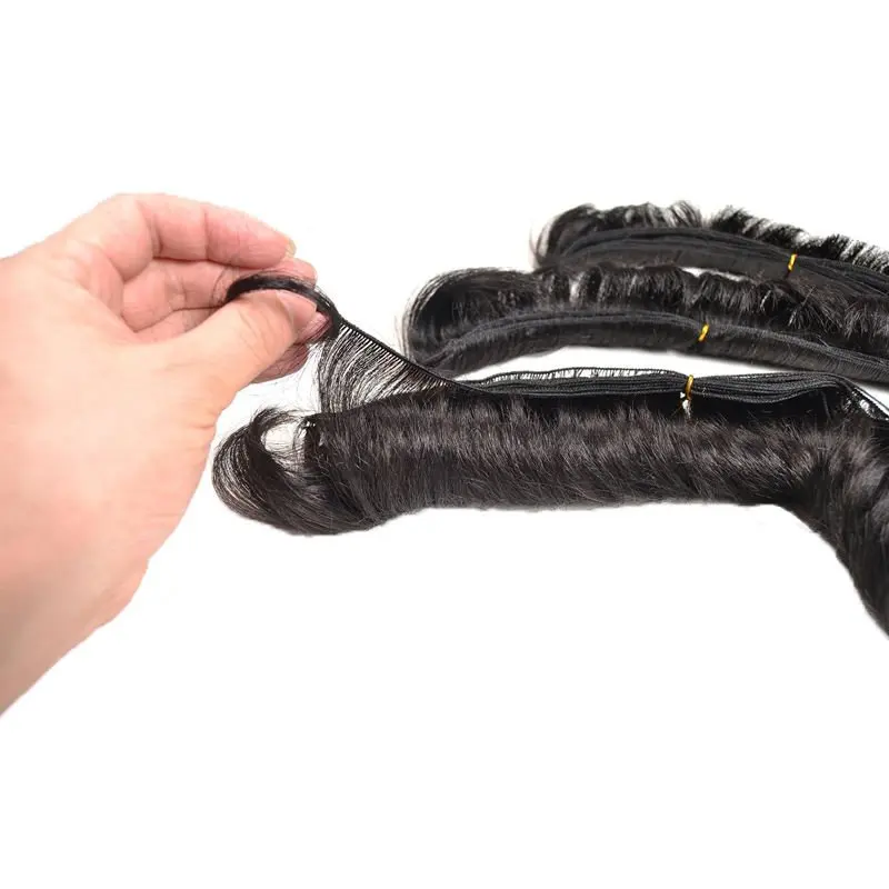 [LINKS] 28pcs/pack 3-5inch Short Straight Sew in Hair Extension 100% Human hair Bundles weave for African Black Women |