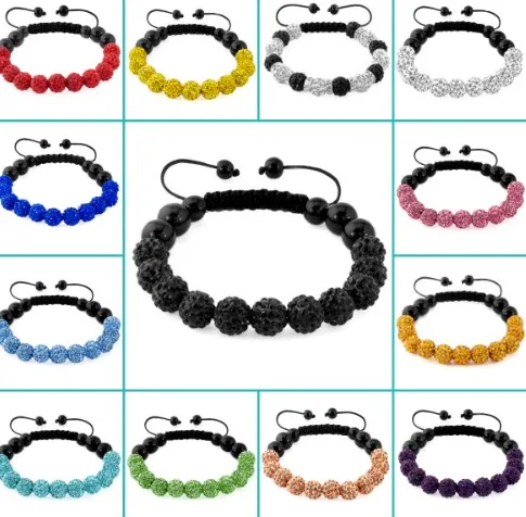 Мода Бесплатная доставка 10 мм белый многоцветный черный смешанный цветной микро проложить бусины для