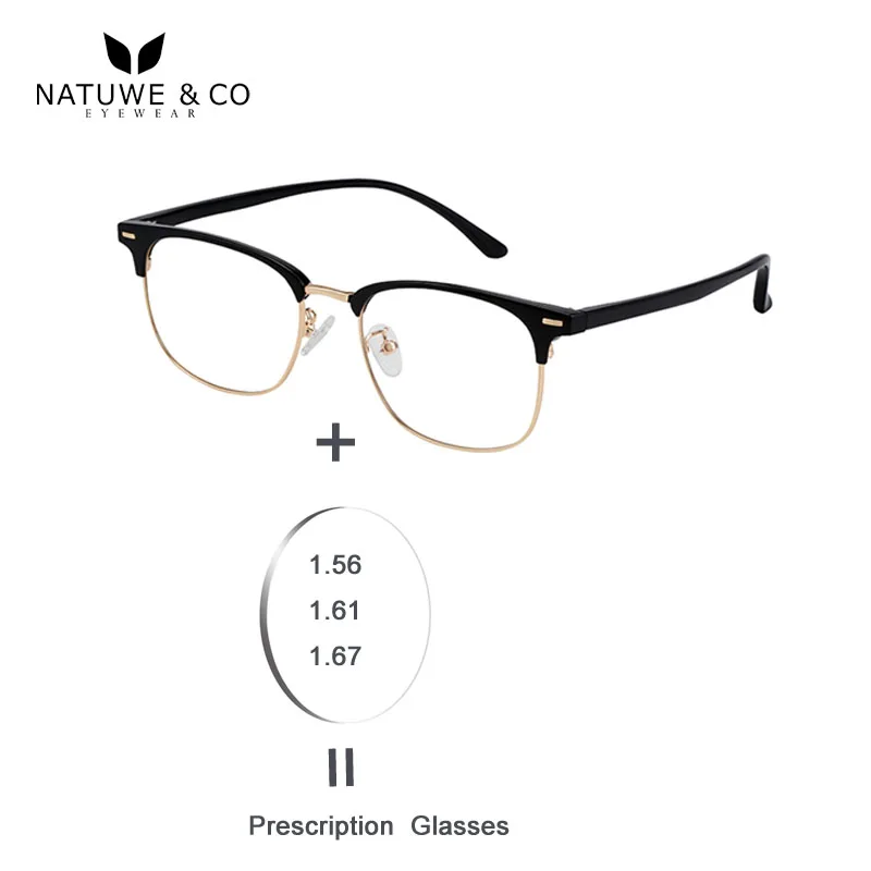 

Natuwe&Co Prescription Lenses Progressive Glasses Unisex TR Optical Frames 1.56 1.61 1.67 Customized Lens Myopia Presbyopia