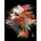 Картина для рисования по номерам на холсте, абстрактная женщина, 60x75 см