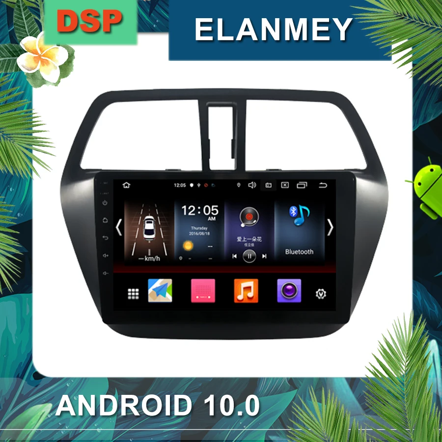 Автомагнитола для SUZUKI S Cross SX4 мультимедийная система с DSP и GPS Android 10 0