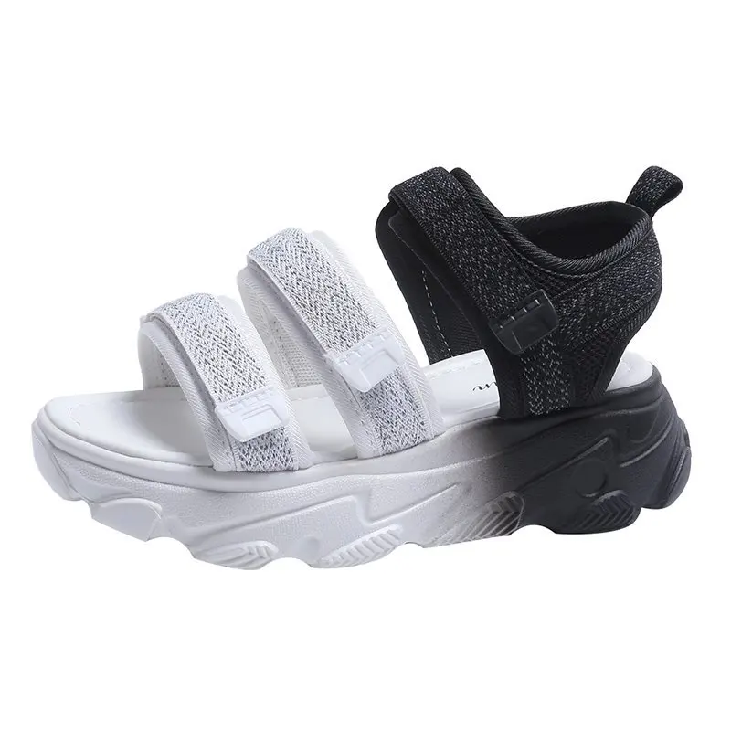 Fujin/Брендовые женские босоножки Новинка 2020 года Модная женская повседневная