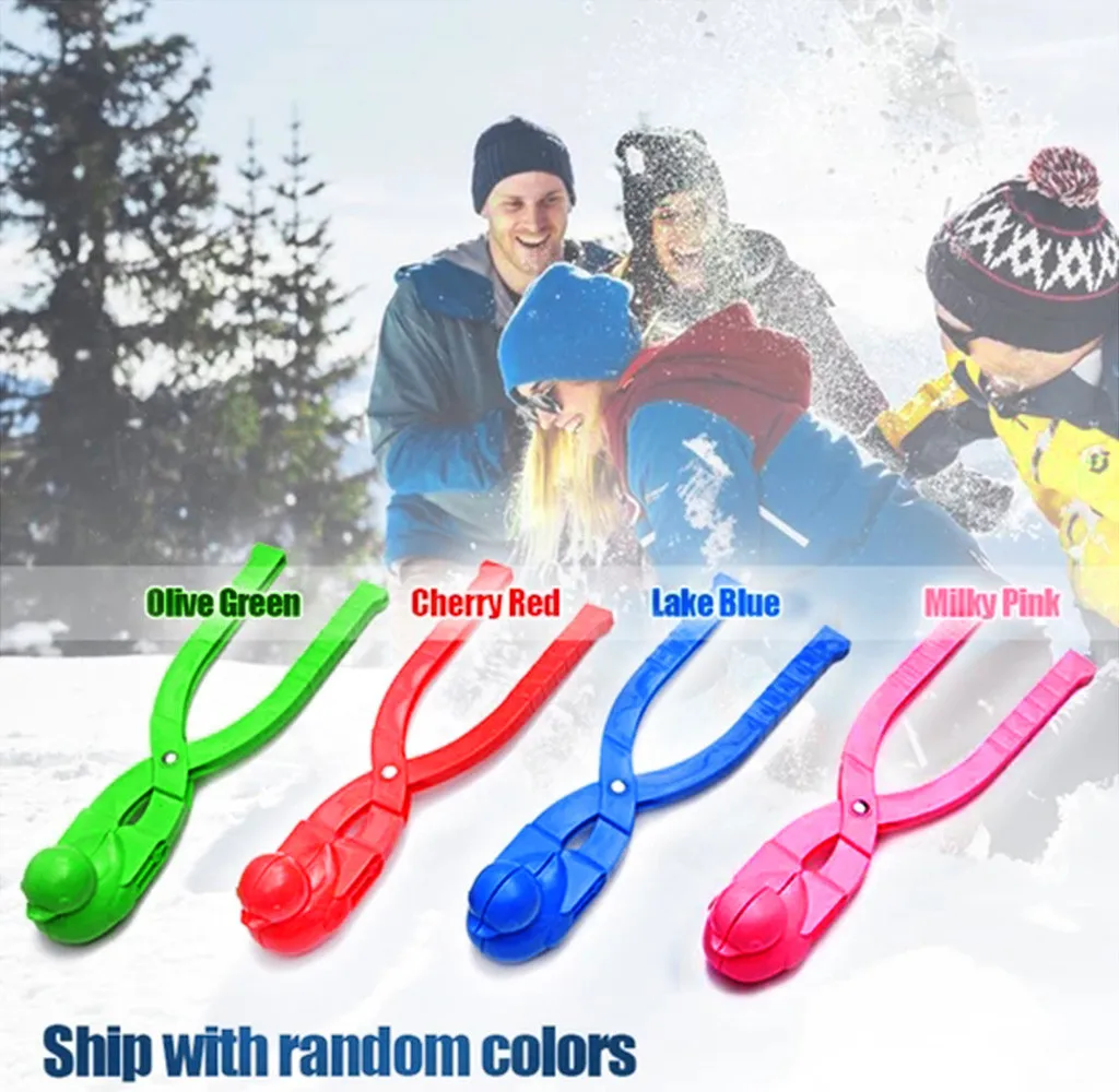 4 шт. Снежный снежок производитель клипса в форме животного Дети Зимний спорт на