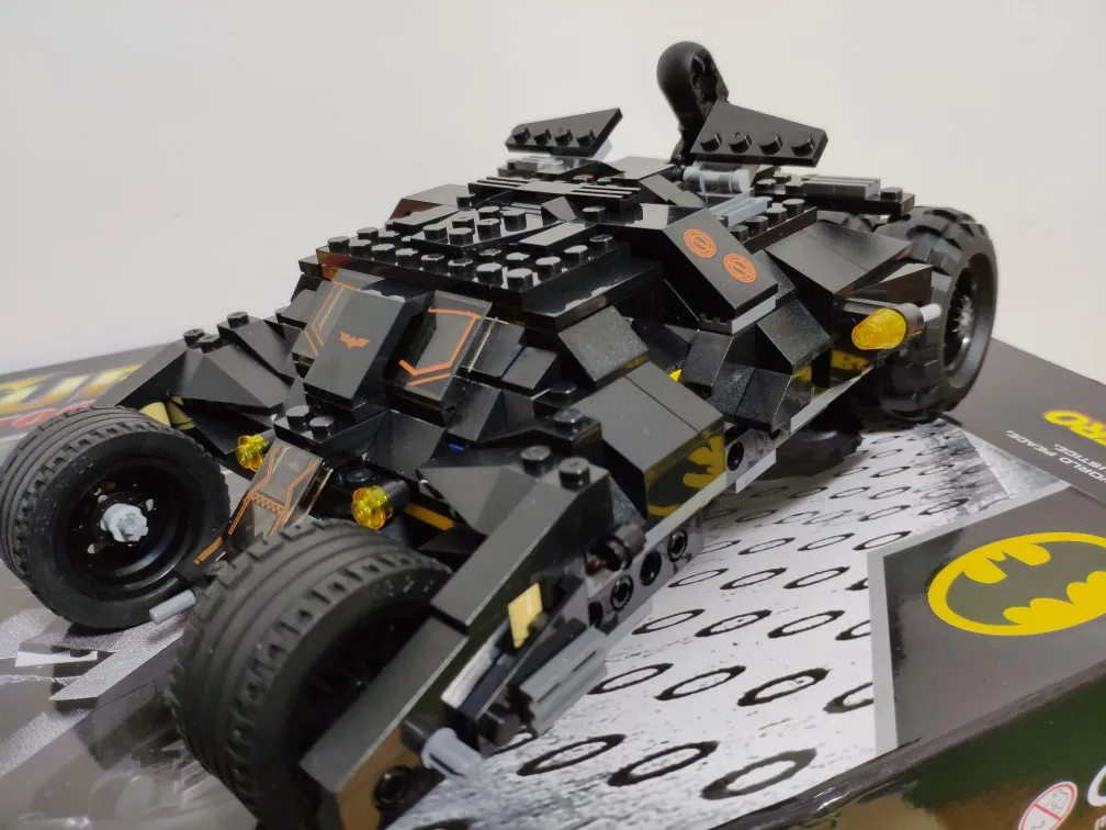 Decool 7105 DC Superheros Бэтмобиль Бэтмен Джокер Строительные блоки Кирпич Развивающие DIY