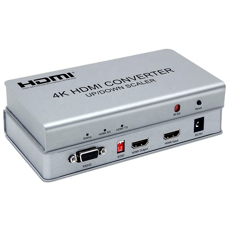 TLT-TECH 4K HDMI converter up/down scaler converter HDCP 4K with IR support RS232 EDID