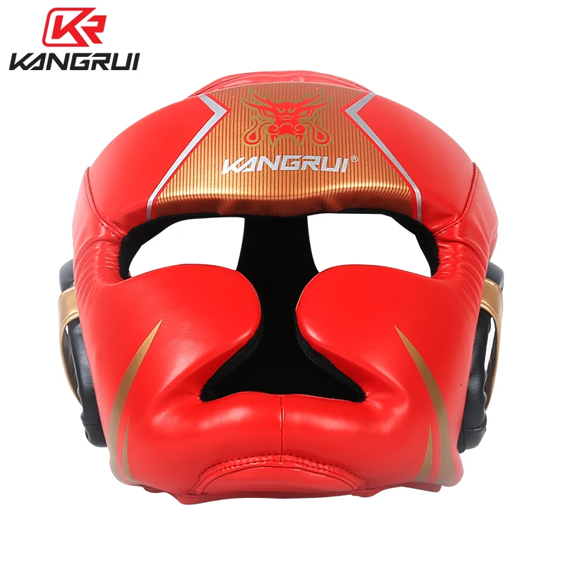 Детский шлем для взрослых MMA Sparring Muay Thai тренировочный головной убор занятий