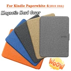 Магнитный жесткий чехол для Kindle Paperwhite 4, тканевая текстура для Kindle 2018 10-го поколения, защитный чехол