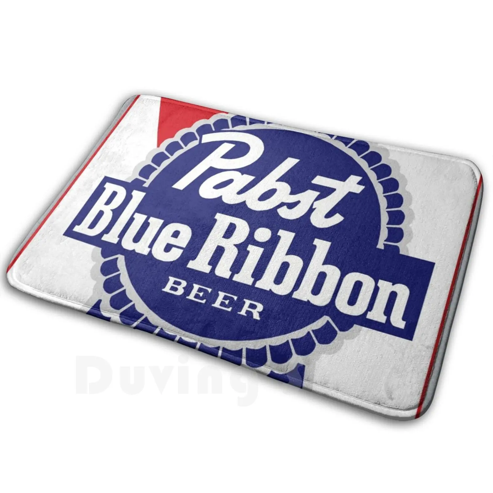 Pabst Blue Ribbon Can Soft Non-Slip Mat Rug 3308 Carpet Cushion Budweiser Bud Light Lite Beer Party Bar Logo Brand America