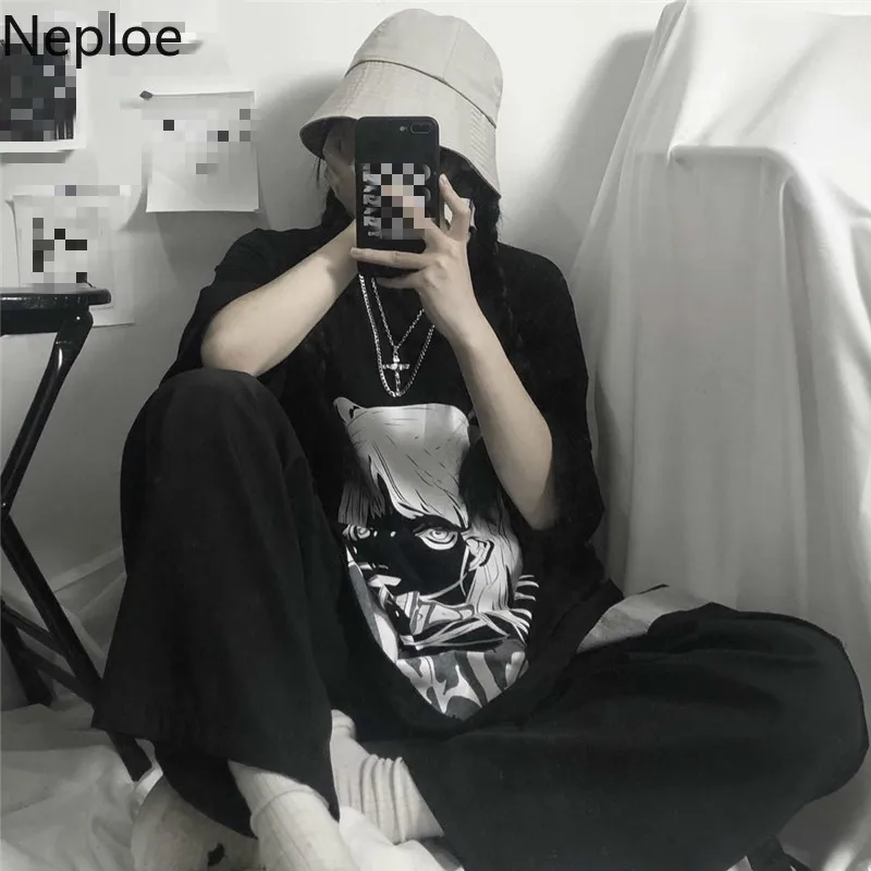 Женские футболки с принтом в стиле Харадзюку летние весенние 2020 корейские