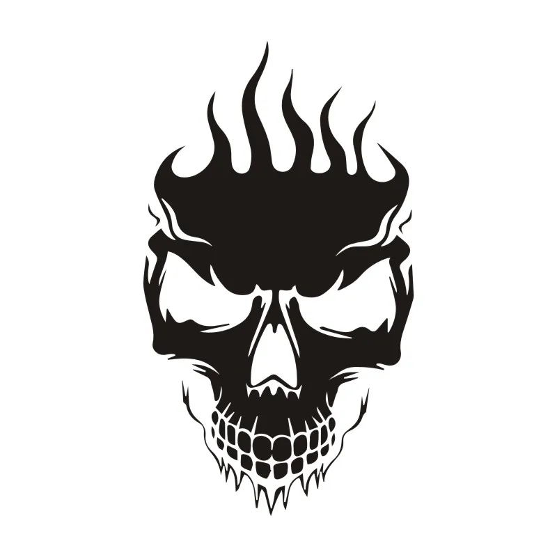 17*10 см автомобильные наклейки с рисунком черепа и крови 3D Автомобильные