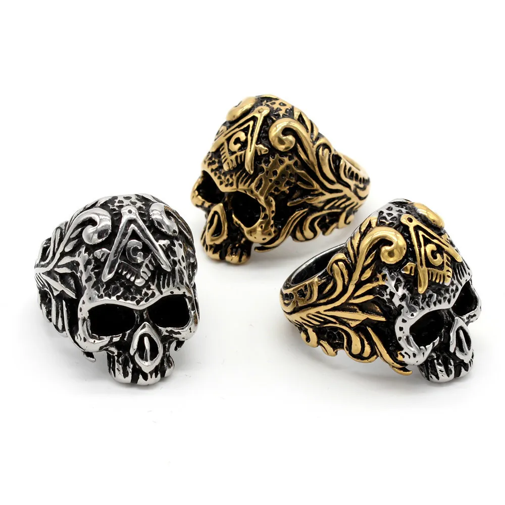 Мужская мода Скелет Панк ювелирные изделия аксессуары подарки личности в