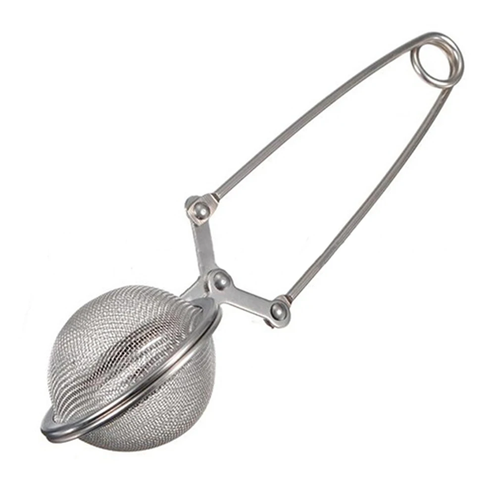 

Stainless Steel Tea Infuser Sphere Mesh Tea Strainer Coffee Herb Spice Filter Diffuser Handle Tea Ball
